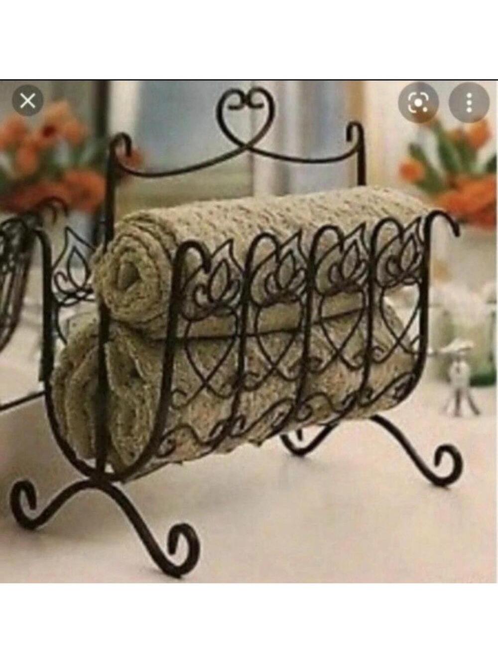Southern Living at Home Davistown Wrought Iron Magazine Rack